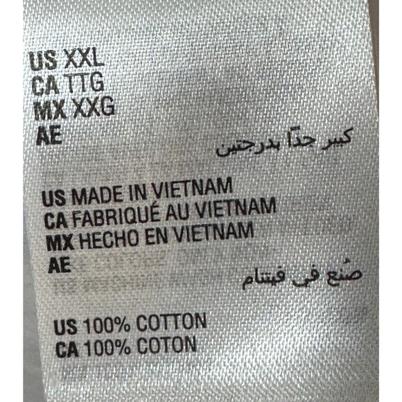 INC International Concepts Shirt Men’s XXL White/Black Print Button Up Cotton - Picture 11 of 12